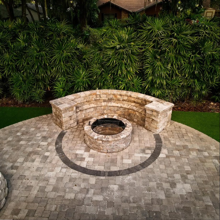 firepit installation